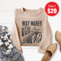 Way Maker Sweatshirt - Heather Sand - 20 product image 1