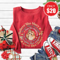 Believe Like Mary Sweatshirt - Heather Scarlet - 20 product image 1