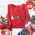Christmas Decor Sweatshirt - Heather Scarlet - 20 product image 1