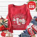 All I Want for Christmas Sweatshirt - Heather Scarlet - 20 product image 1