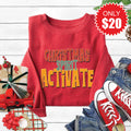 Christmas Spirit Activate Sweatshirt - Heather Scarlet - 20 product image 1