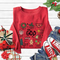 My God Is Sweatshirt - Heather Scarlet - 20 product image 1