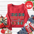 Christmas Obsessed Sweatshirt - Heather Scarlet - 20 product image 1