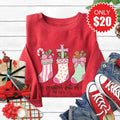 Greatest Gift Stockings Sweatshirt - Heather Scarlet - 20 product image 1
