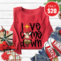 Love Came Down Sweatshirt - Heather Scarlet - 20 product image 1