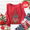 Holy Night Sweatshirt - Heather Scarlet - 20 product image 1