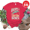 Hope Is Born Tee - Heather Scarlet - 15 product image 1