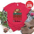 Howdy Christmas Tee - Heather Scarlet - 15 product image 1