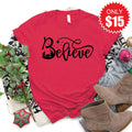 Believe Tee - Heather Scarlet - 15 product image 1