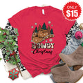 Howdy Christmas Tee - Heather Scarlet - 15 product image 1
