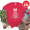 Let Us Adore Him Tee - Heather Scarlet - 15 product image 1