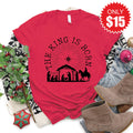 The King Is Born Tee - Heather Scarlet - 15 product image 1