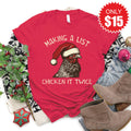 Chicken It Twice Tee - Heather Scarlet - 15 product image 1