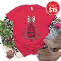 Let Us Adore Him Tee - Heather Scarlet - 15 product image 1