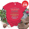Prince Of Peace Tee - Heather Scarlet - 15 product image 1