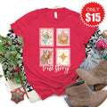 True Story Stamps Tee - Heather Scarlet - 15 product image 1