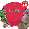 Christmas Corgi Tee - Heather Scarlet - 15 product image 1