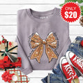 Gingerbread Bow Sweatshirt - Heather Storm - 20 product image 1