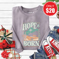 Hope Is Born Sweatshirt - Heather Storm - 20 product image 1