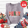 Merry Christmas Sweatshirt - Heather Storm - 20 product image 1