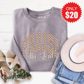 Praise The Lord Sweatshirt - Heather Storm - 20 product image 1