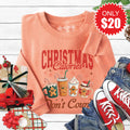 Christmas Calories Sweatshirt - Heather Terracotta - 20 product image 1