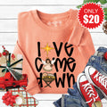 Love Came Down Sweatshirt - Heather Terracotta - 20 product image 1