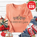 The Greatest Gift Sweatshirt - Heather Terracotta - 20 product image 1