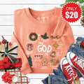 My God Is Sweatshirt - Heather Terracotta - 20 product image 1