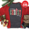 Merry Christmas Tee - Heather Charcoal - 15 product image 1