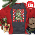 Christmas Tree Tee - Heather Charcoal - 15 product image 1