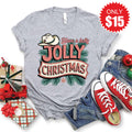 Jolly Christmas Tee - Heather Grey - 15 product image 1