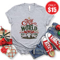 Joy To The World Tee - Heather Grey - 15 product image 1
