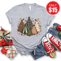 Christmas Trees Tee - Heather Grey - 15 product image 1