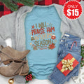 Praise Him Tee - Heather Lagoon - 15 product image 1