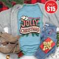 Jolly Christmas Tee - Heather Lagoon - 15 product image 1