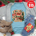 Jingle All The Way Tee - Heather Lagoon - 15 product image 1