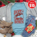 Hope Is Born Tee - Heather Lagoon - 15 product image 1