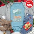 Hope Is Born Tee - Heather Lagoon - 15 product image 1