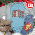 Merry Christmas Tee - Heather Lagoon - 15 product image 1
