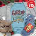 Jingle Horse Tee - Heather Lagoon - 15 product image 1
