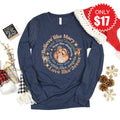 Believe Like Mary Long Sleeve - Heather Navy - 17 product image 1