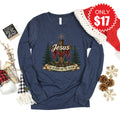 Reason For The Season Long Sleeve - Heather Navy - 17 product image 1