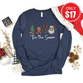 Tis The Season Long Sleeve - Heather Navy - 17 product image 1