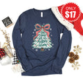 Let Us Adore Him Long Sleeve - Heather Navy - 17 product image 1