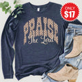 Praise The Lord Long Sleeve - Heather Navy - 17 product image 1