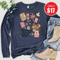 Favorite Things Long Sleeve - Heather Navy - 17 product image 1