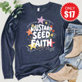 Mustard Seed Long Sleeve - Heather Navy - 17 product image 1