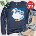 Flabbers Have Been Gasted Long Sleeve - Heather Navy - 17 product image 1