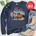 God's Country Long Sleeve - Heather Navy - 17 product image 1